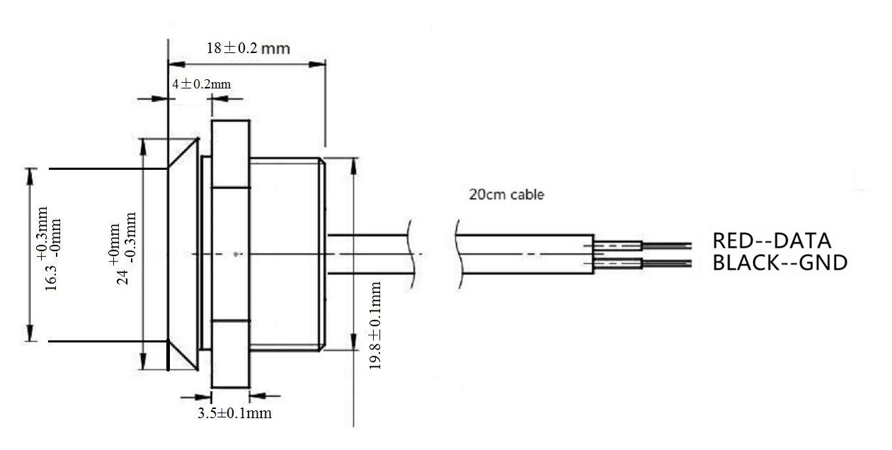 TMR-01 — Product dimensions